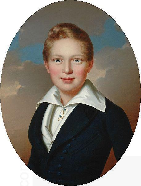 unknow artist Portrait of Archduke Alexander of Austria son of Archduke Joseph, Palatine of Hungary China oil painting art